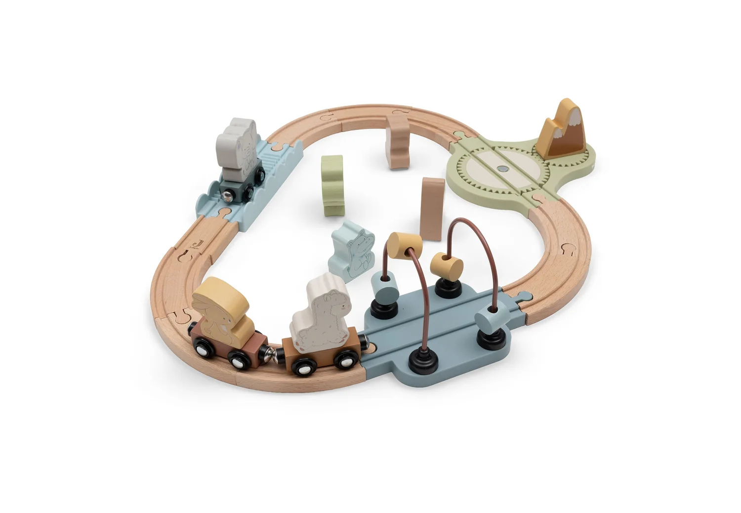 Jollein Holz-Eisenbahnset Jollies