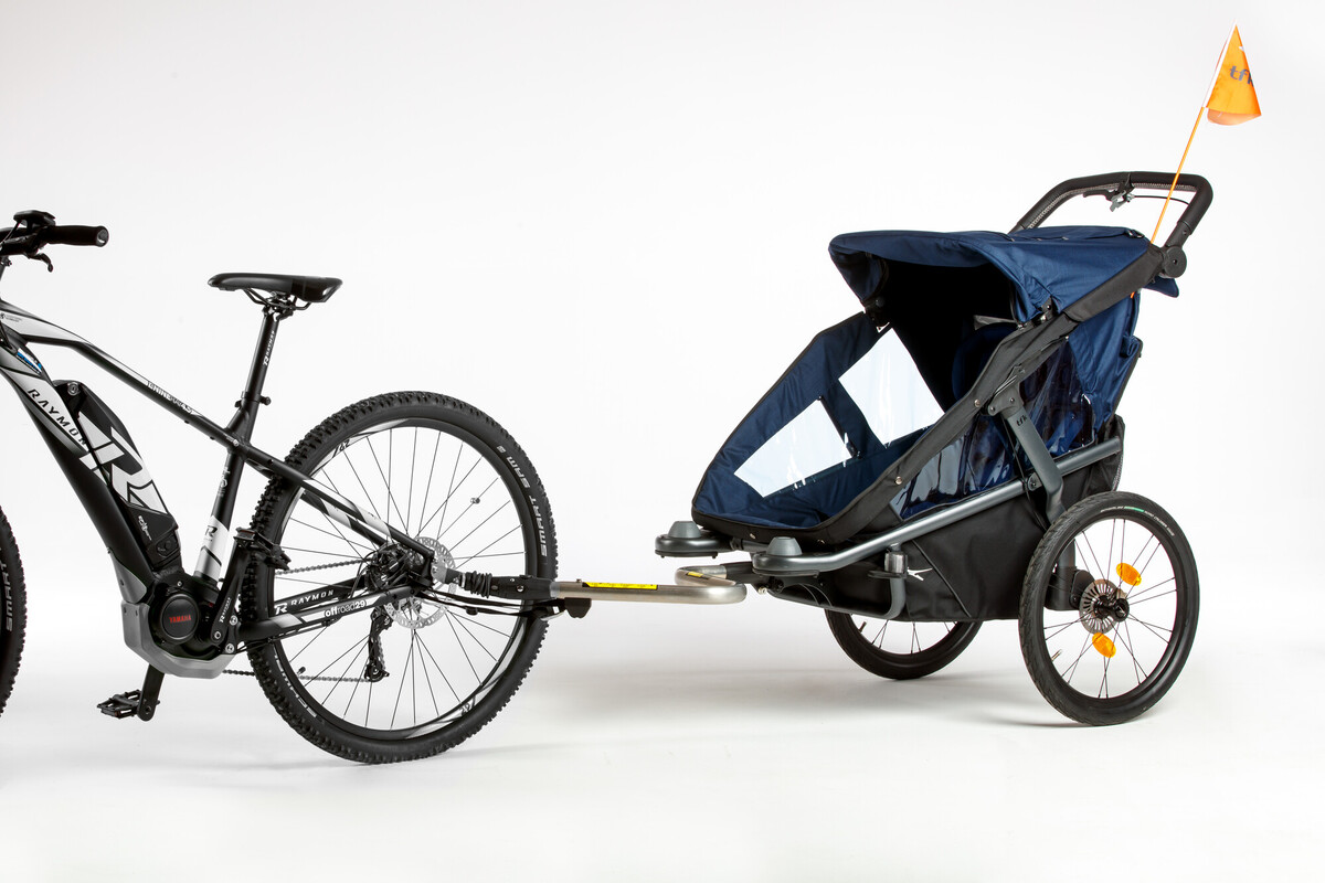 TFK Velo 2 Fahrradanhänger/ Kinderwagen inkl. Deichsel