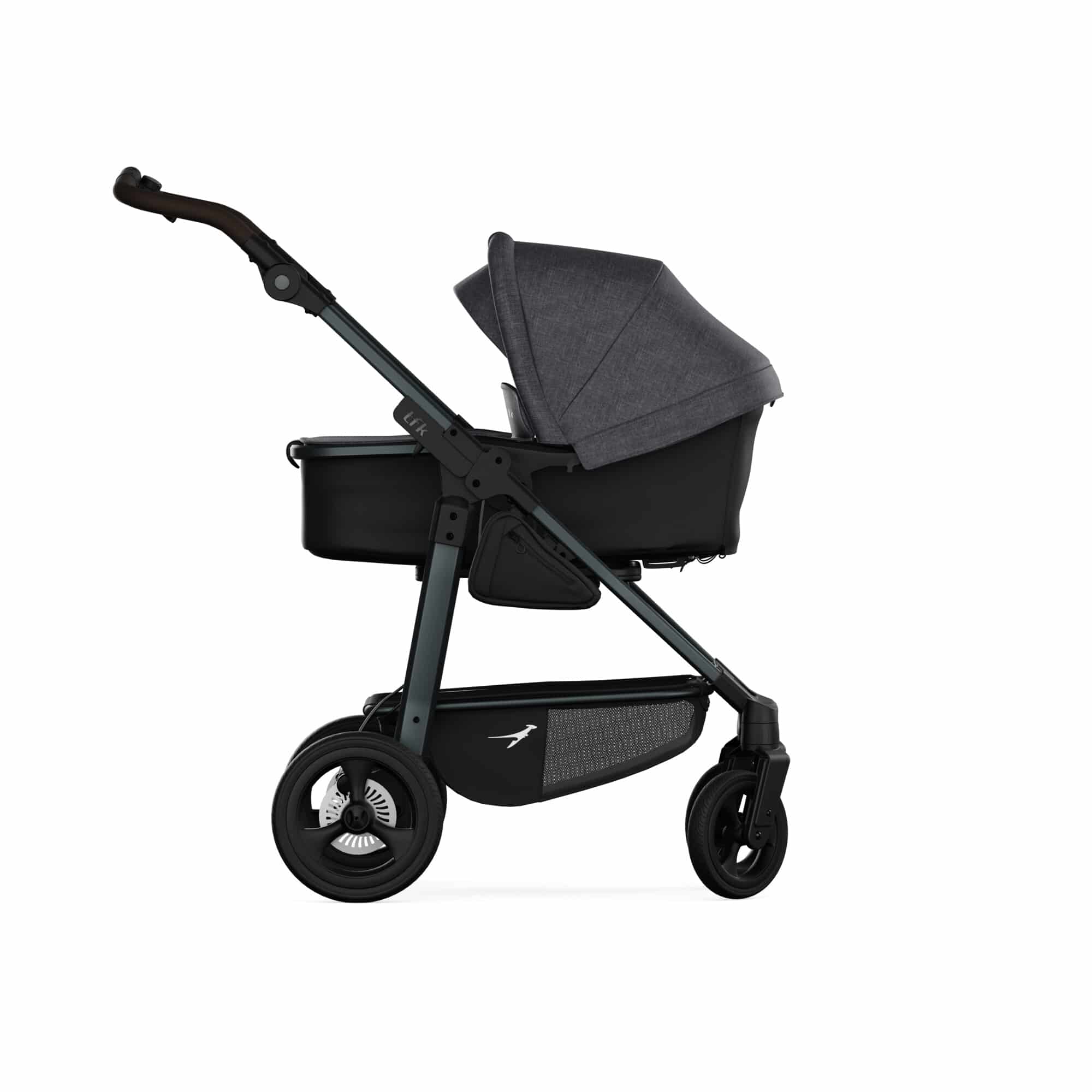 TFK Mono 4 Kombikinderwagen Luftkammer Radset - Premium schwarz TFK Mono 4 Kombikinderwagen Luftkammer Radset - Premium schwarz