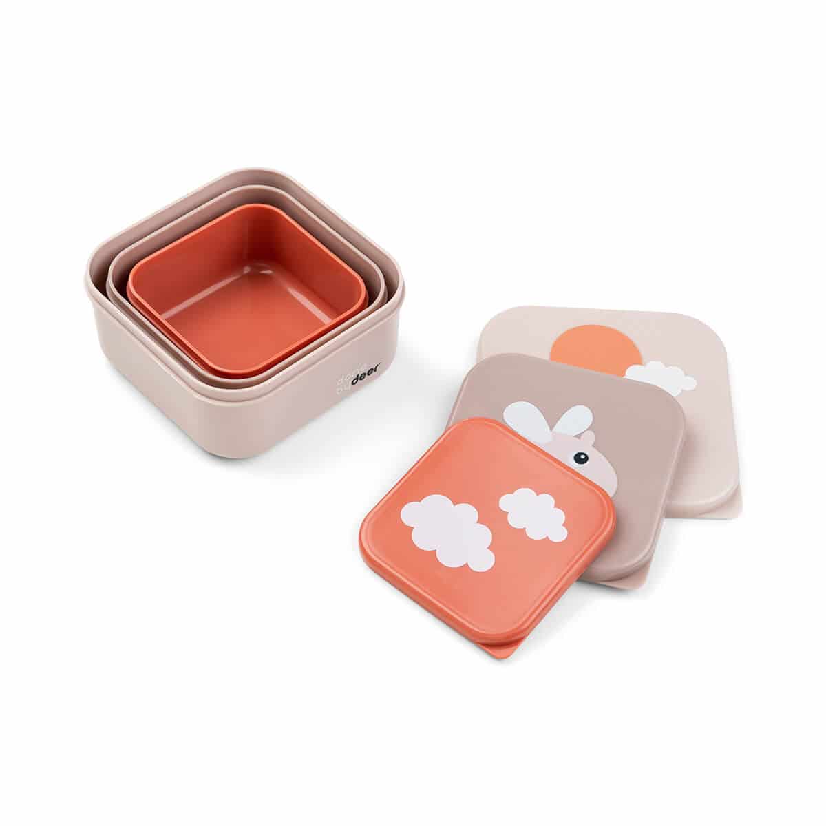 Done by Deer Snack Box Set happy clouds - powder Done by Deer Snack Box Set happy clouds - powder