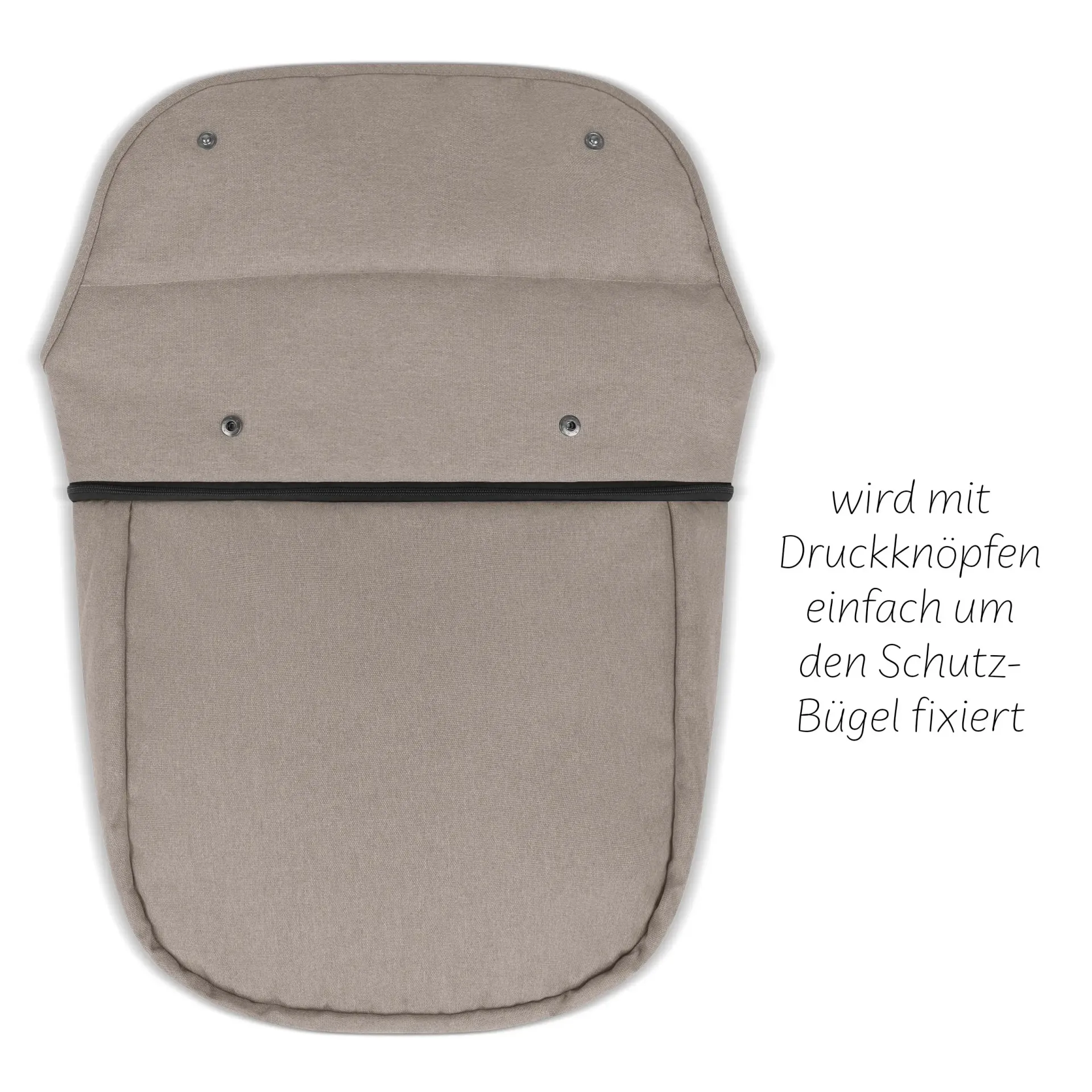 beindecke mit druckknopf zu fixieren am schutzbügel beindecke mit druckknopf zu fixieren am schutzbügel