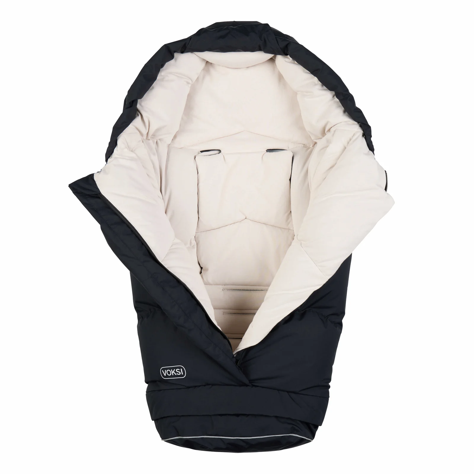 VOKSI City North Schlafsack Schwarz