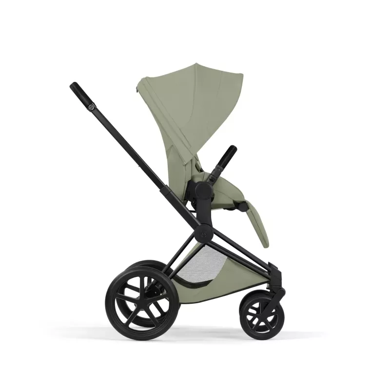  Cybex Priam Sportwagen Style Kollektion Matt Black / Sage Green