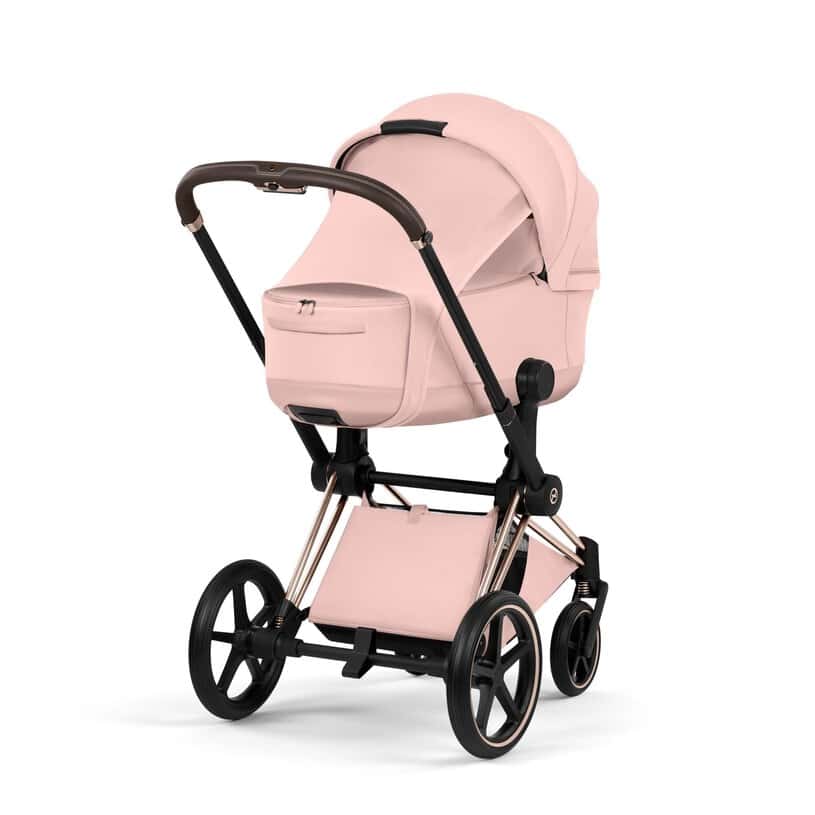 Cybex Priam Kombikinderwagen Style Kollektion Matt Black / Peach Pink