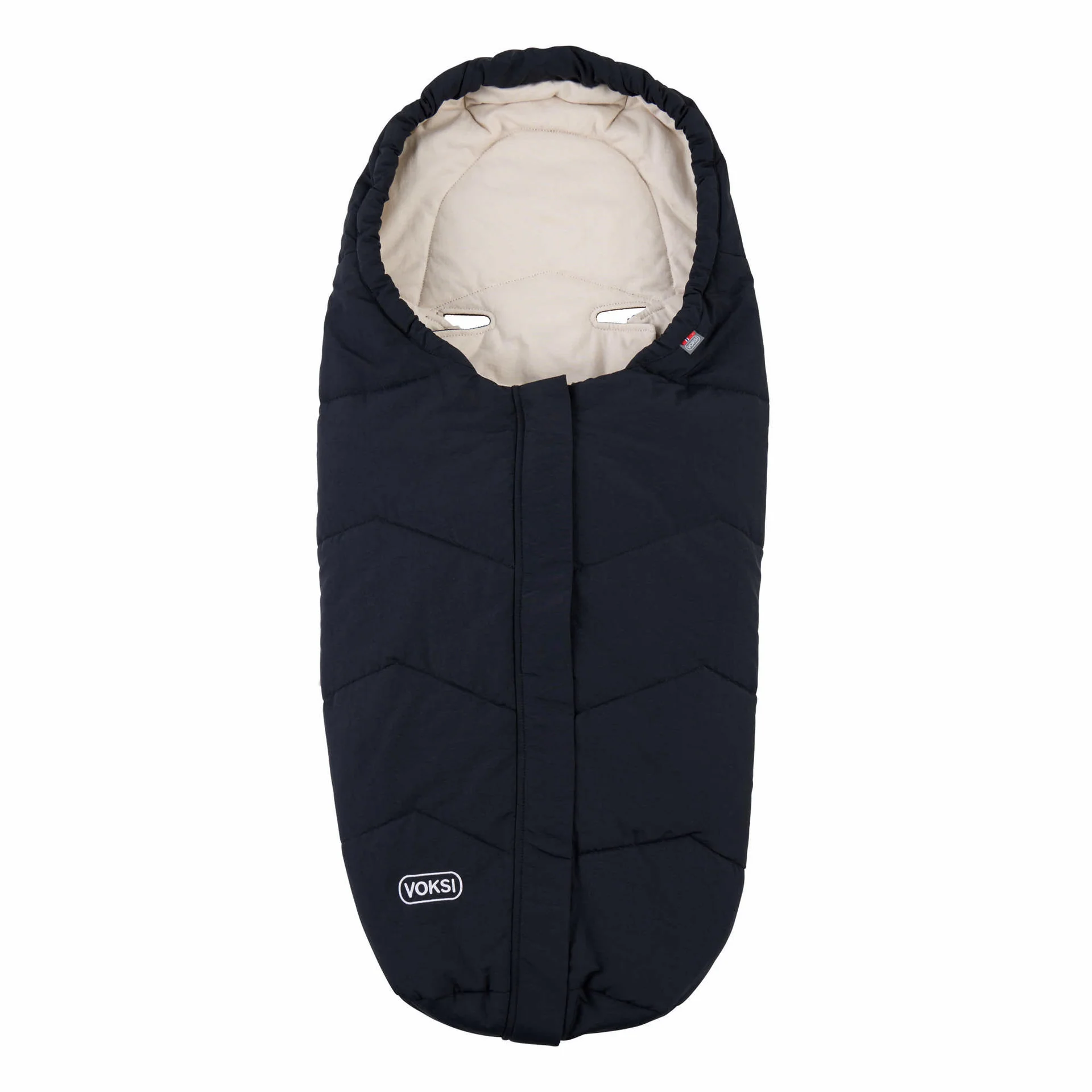 VOKSI Move Light Fußsack für Babyschale Schwarz