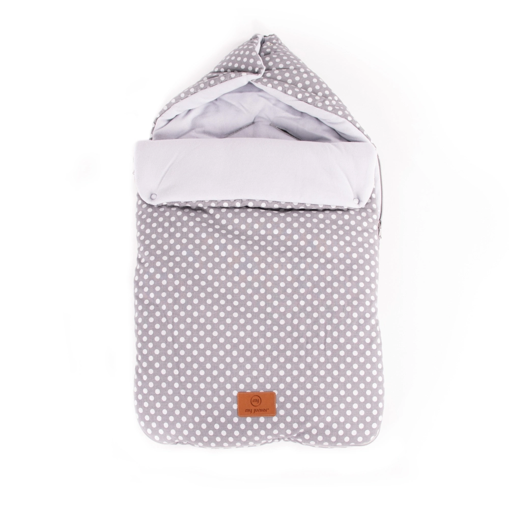 my junior Schlafsack 5in1 Silver Dots Grey