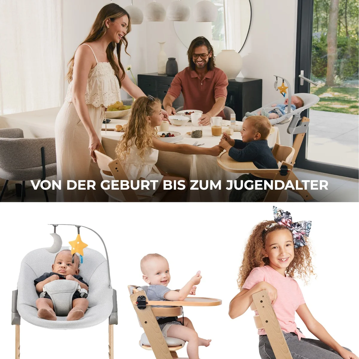 Kinderkraft Hochstuhl Enock mit Liegefunktion CALMEE Kinderkraft Hochstuhl Enock mit Liegefunktion CALMEE