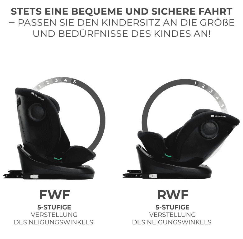 Kinderkraft Autositz I-GROW i-Size schwarz Kinderkraft Autositz I-GROW i-Size schwarz