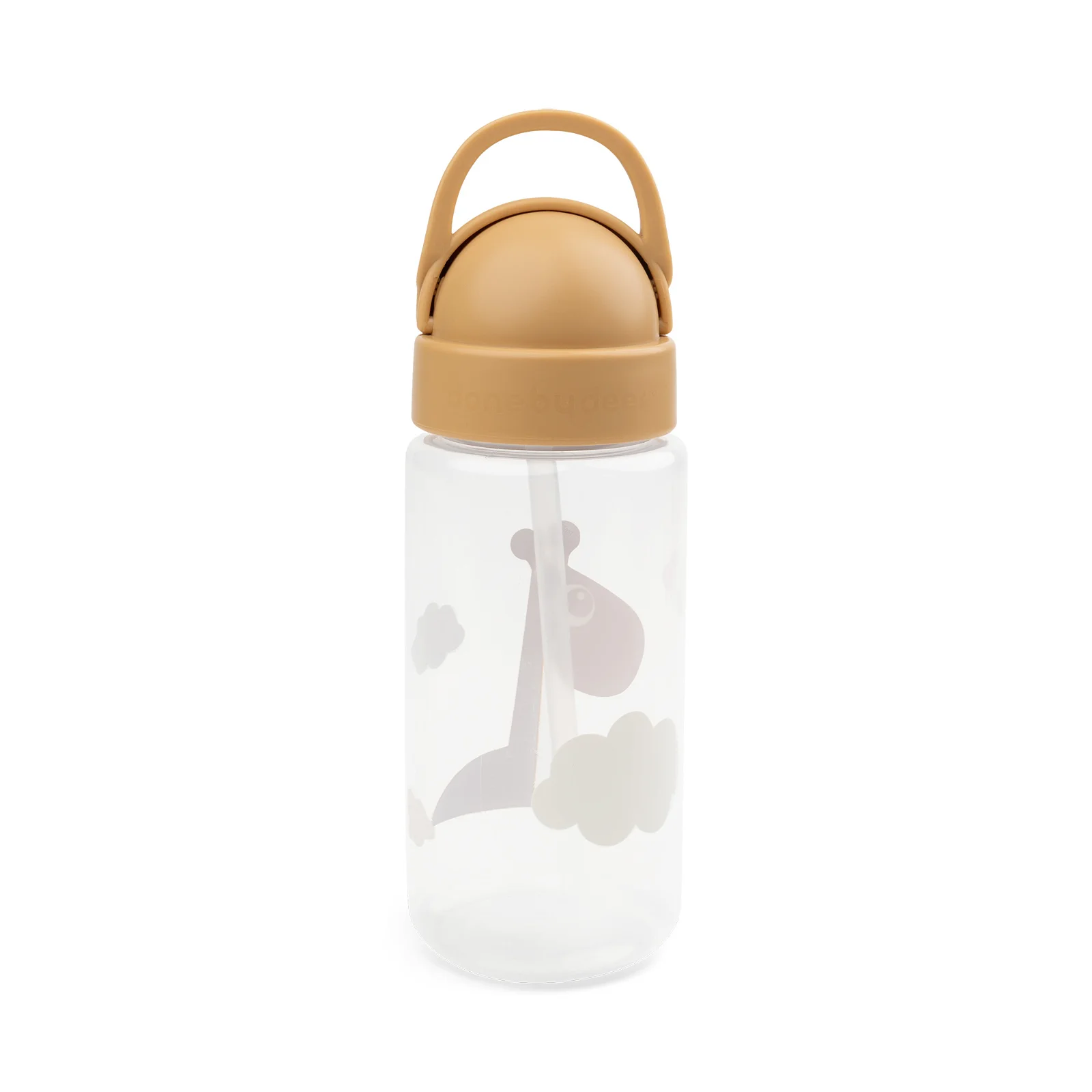 Done by Deer - Trinkflasche mit Strohhalm Raffi Mustard Done by Deer - Trinkflasche mit Strohhalm Raffi Mustard