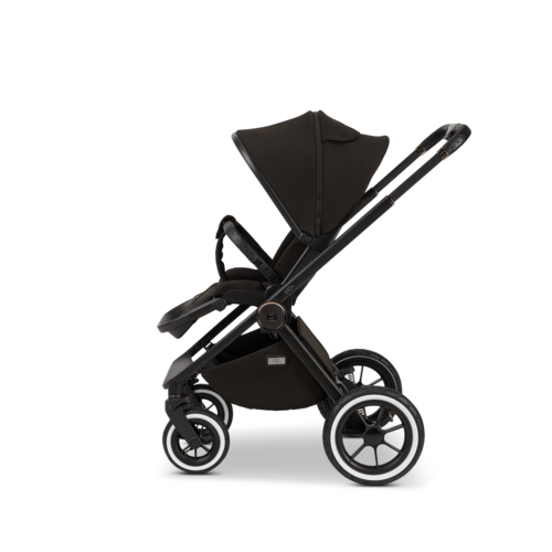 Moon GIO+ Kombikinderwagen Black Set 3in1 inkl. Cybex Cloud T i-Size mirage grey Babyschale