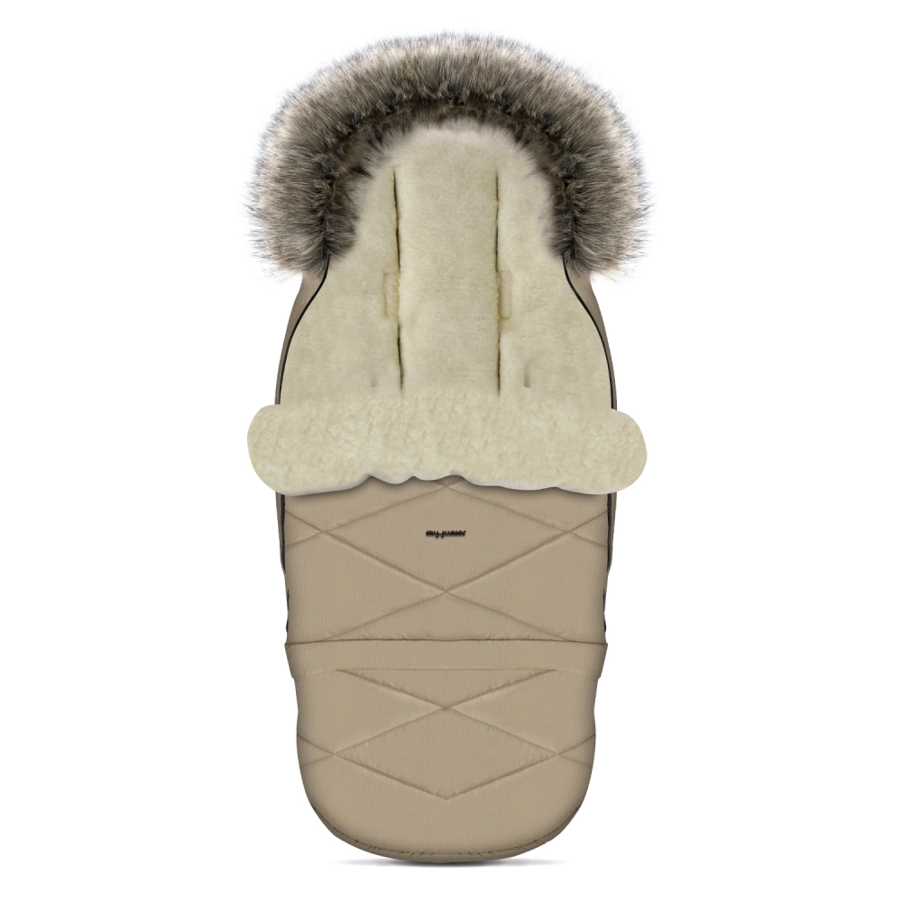 my junior ThermoWool Snøheim 4in1 Fußsack Naptime Latte