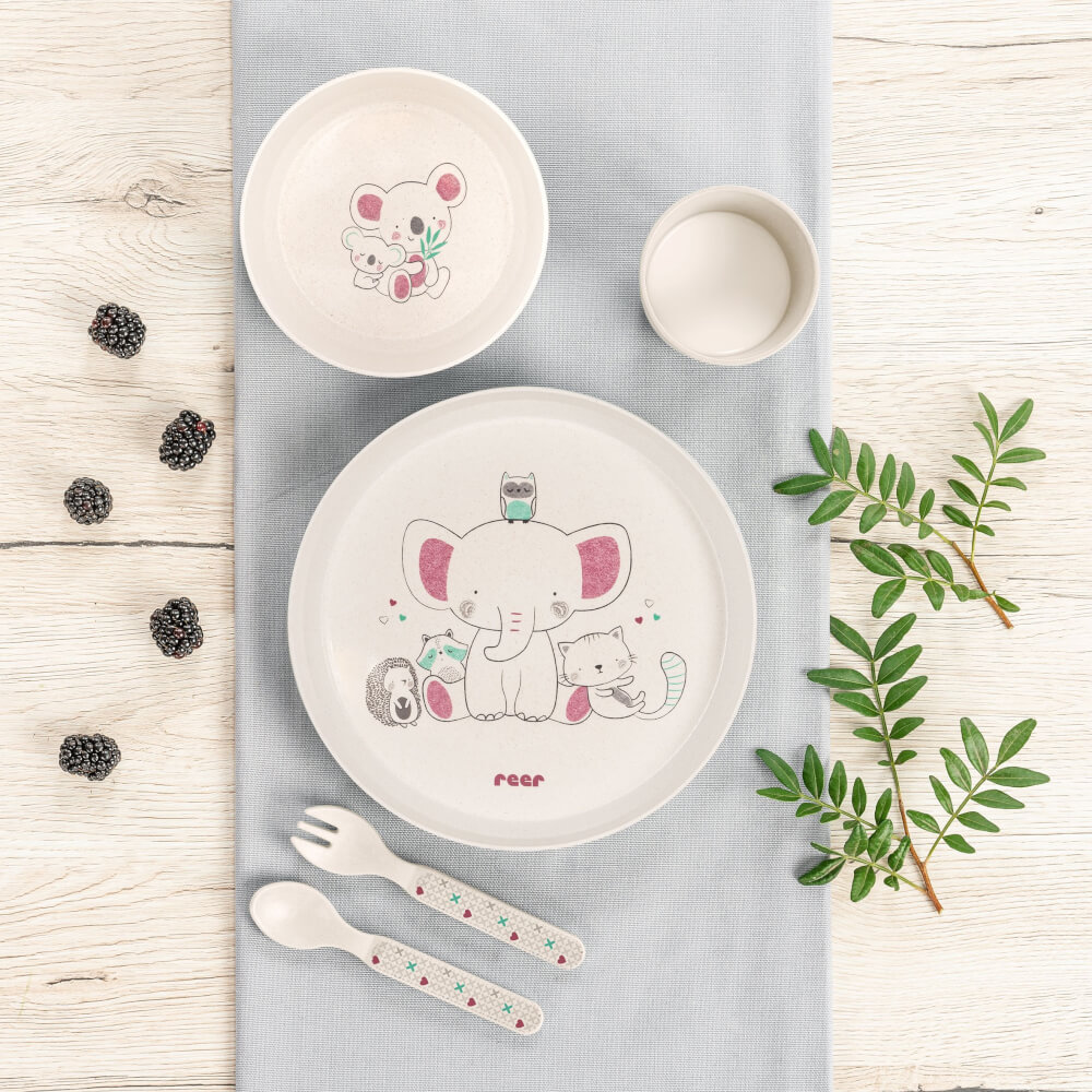 Reer Growing Geschirr-Set LovelyFriends Reer Growing Geschirr-Set LovelyFriends