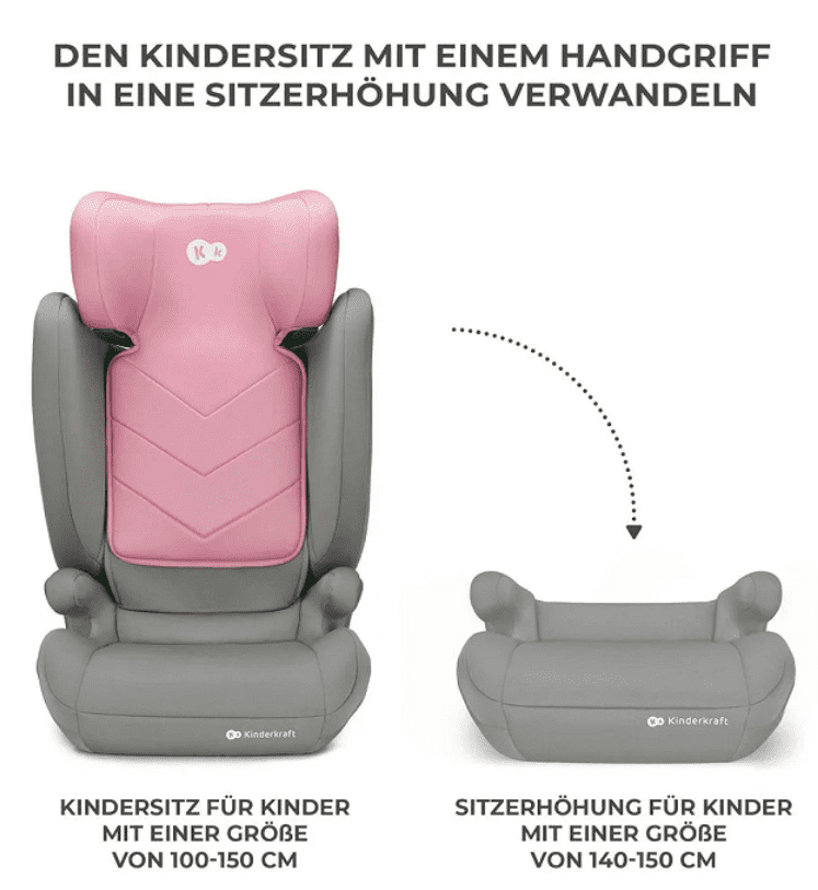 Kinderkraft Autositz I-SPARK i-Size rosa Kinderkraft Autositz I-SPARK i-Size rosa