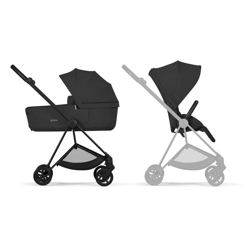 Cybex Mios Comfort Kombikinderwagen Matt Black / Sepia Black