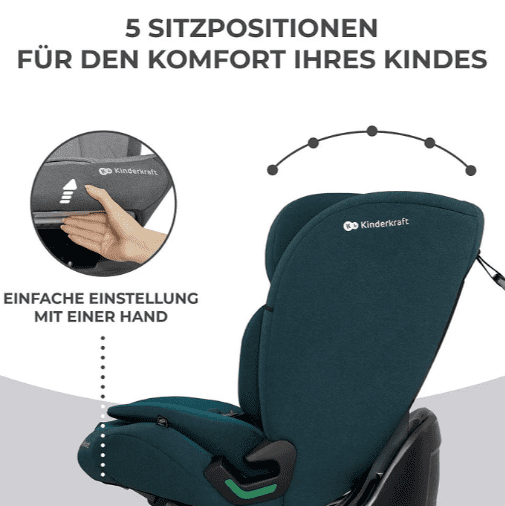Kinderkraft Autositz ONETO3 grün