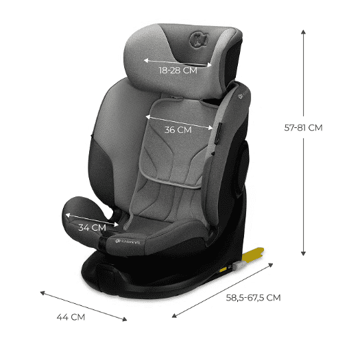 Kinderkraft Autositz I-FIX i-Size grau Kinderkraft Autositz I-FIX i-Size grau