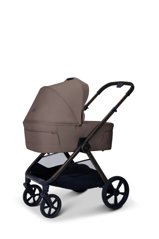 Moon STYLO 5in1 Kombikinderwagen-Set Greige inkl. Wickeltasche, Regenverdeck und Adaptern