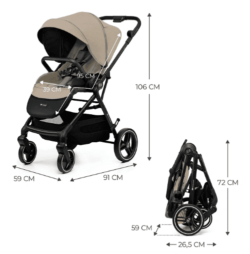 Kinderkraft Buggy YOXI beige Kinderkraft Buggy YOXI beige