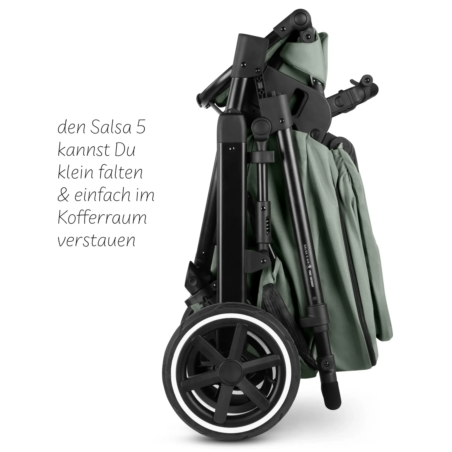 ABC Design Salsa 5 Air 3in1 Kinderwagen Set Nature inkl. Tulip und Adapter 