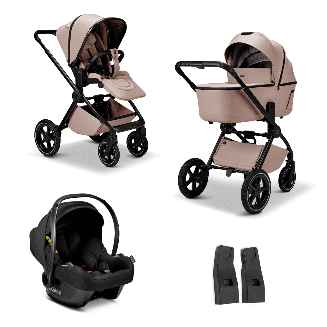 Moon GIO 2.0 Kombikinderwagen sand 3in1 Set inkl. Babyschale