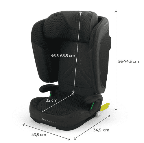Kinderkraft Autokindersitz UNITY 2 i-Size - schwarz