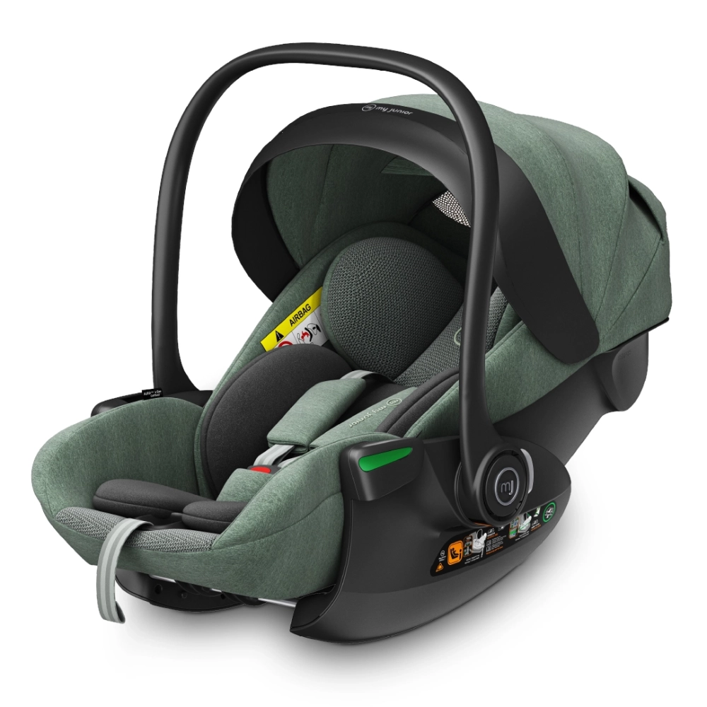 my junior AURA ergo i-Size Babyschale Green