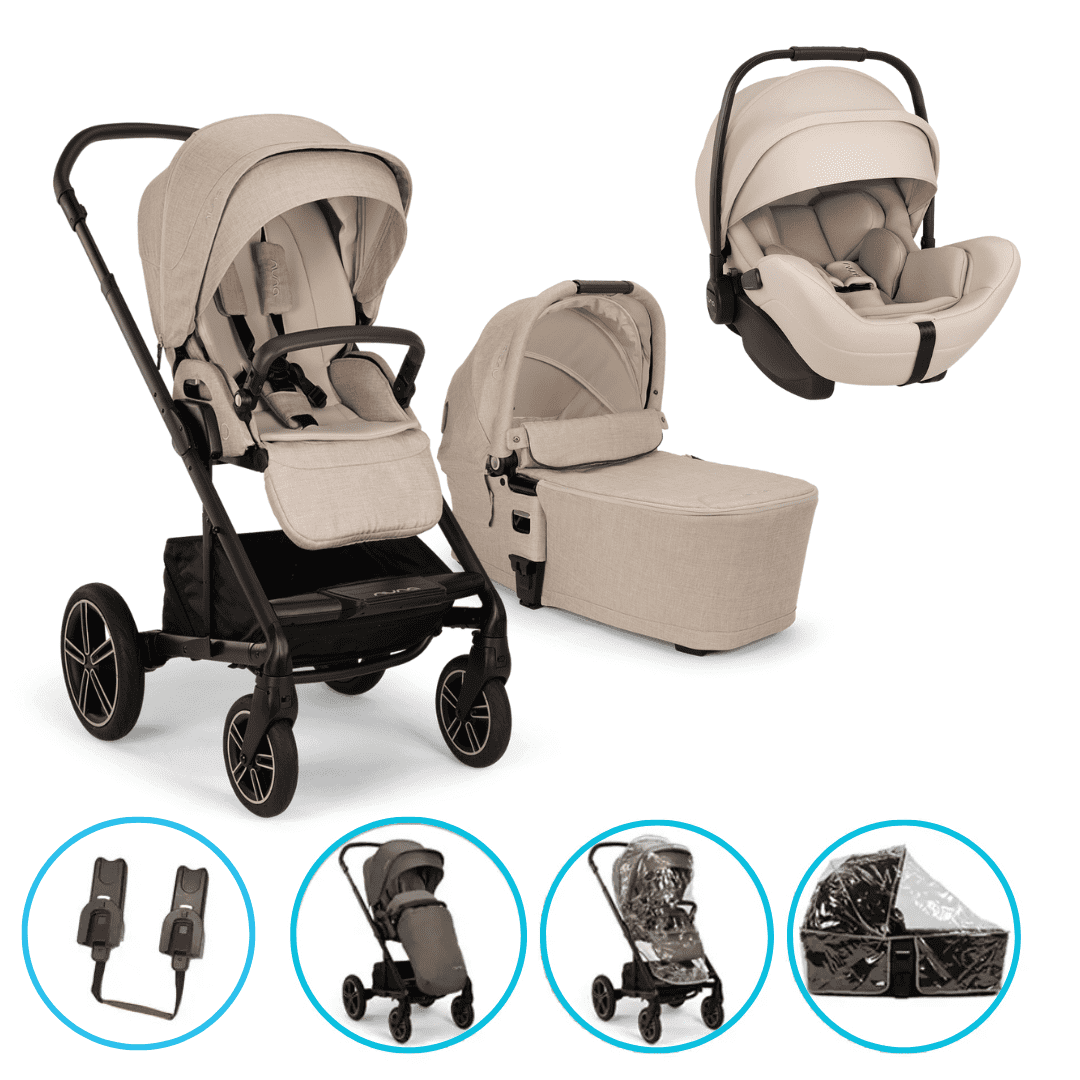 Nuna MIXX next 3in1 Kinderwagen Set inkl. Arra flex & gratis Zubehör