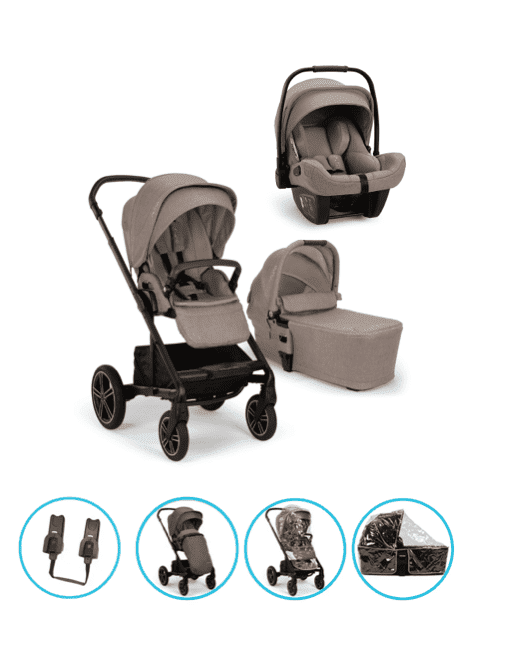 Nuna MIXX next 3in1 Kinderwagen Set inkl. Pipa Next und gratis Zubehör 