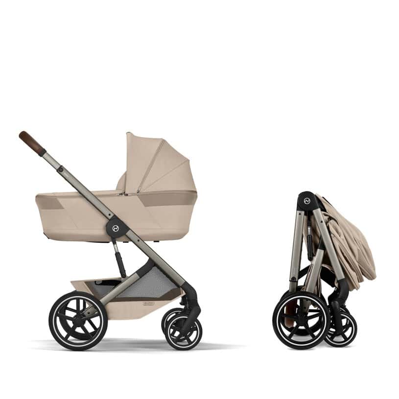 CYBEX Balios S Lux mit faltbarer Wanne - Almond Beige