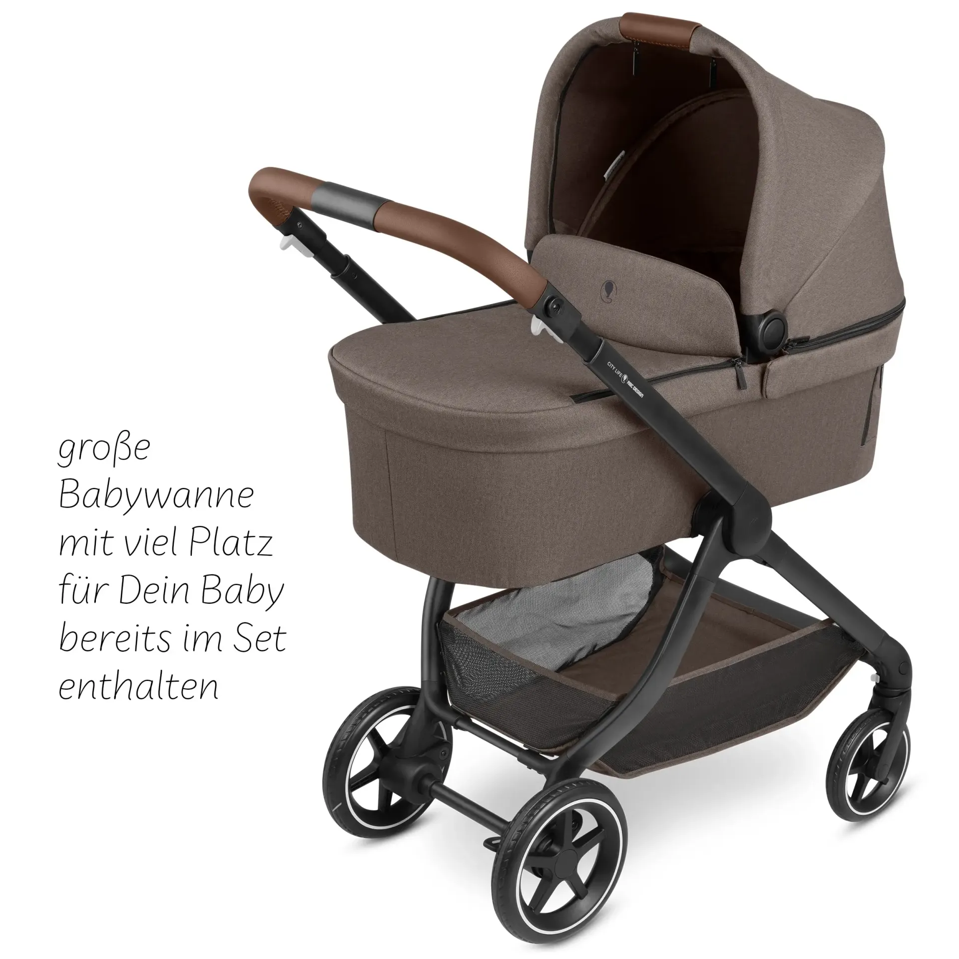 ABC Design City Life All in One Set inkl. Isofix Base Root - Nature