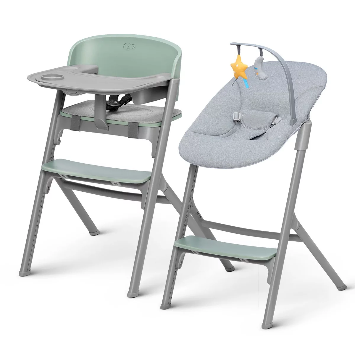 Kinderkraft Hochstuhl LIVY OLIVE GREEN mit CALMEE Wippe Kinderkraft Hochstuhl LIVY OLIVE GREEN mit CALMEE Wippe