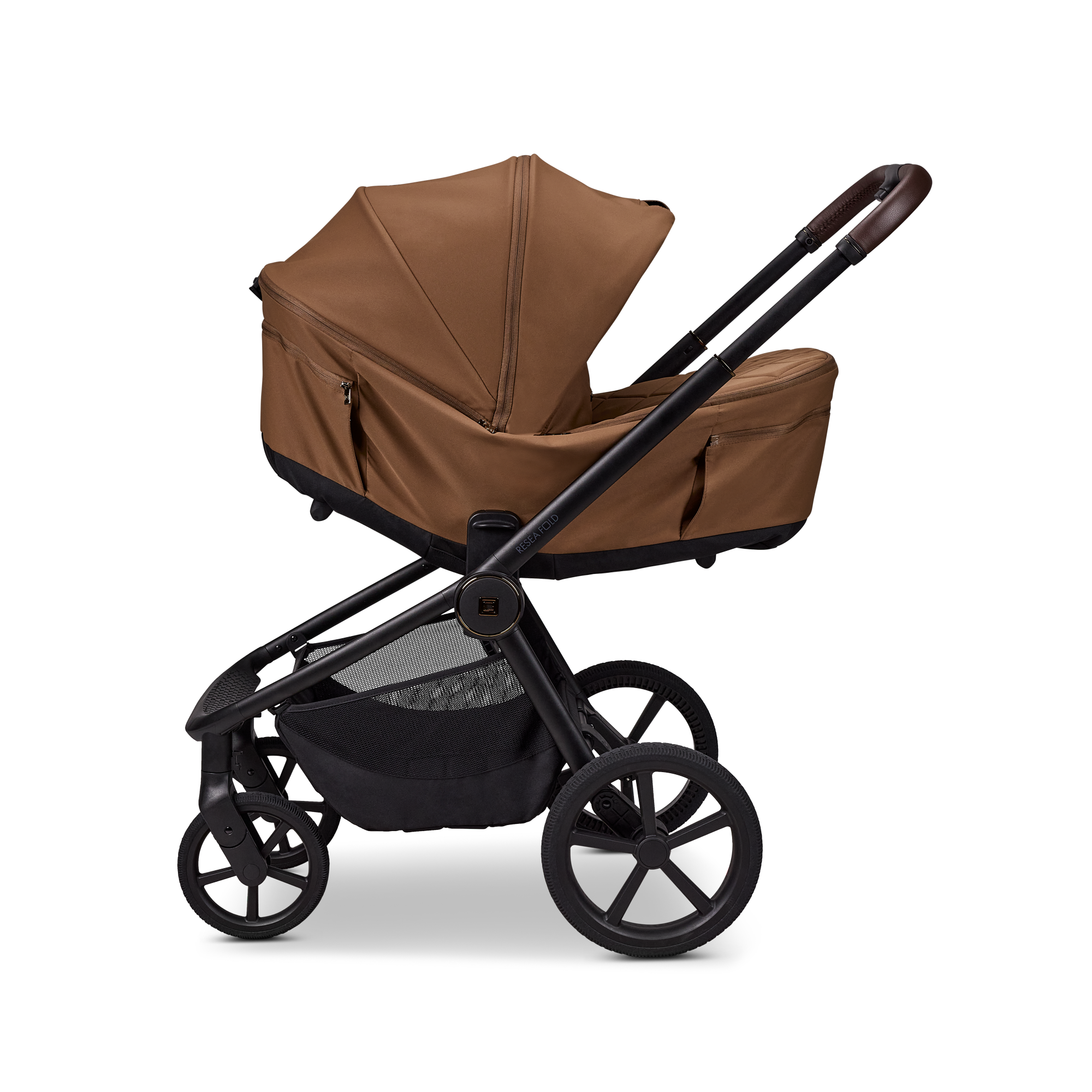 Moon RESEA Fold Kombikinderwagen Cognac