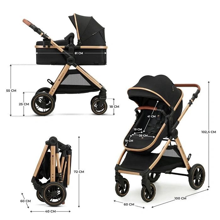 Kinderkraft Kombikinderwagen 3in1 ESME PRO Black Kinderkraft Kombikinderwagen 3in1 ESME PRO Black