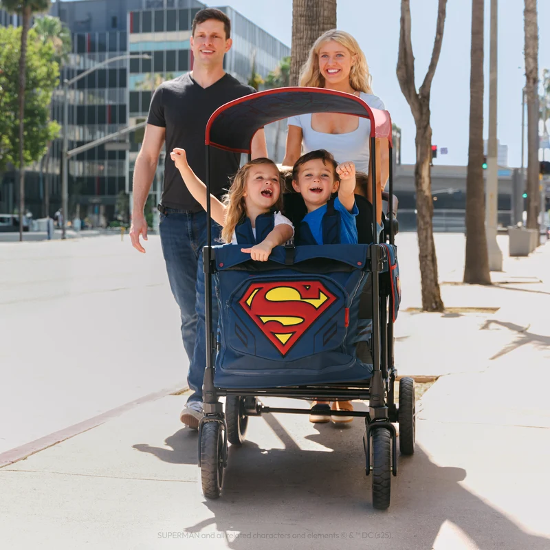 Wonderfold Superman 4-Sitzer-Kinderwagen
