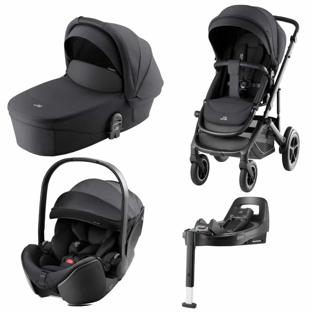 Britax Römer Smile 5Z 4in1 Kinderwagen - Comfort Plus Set Carbon Black
