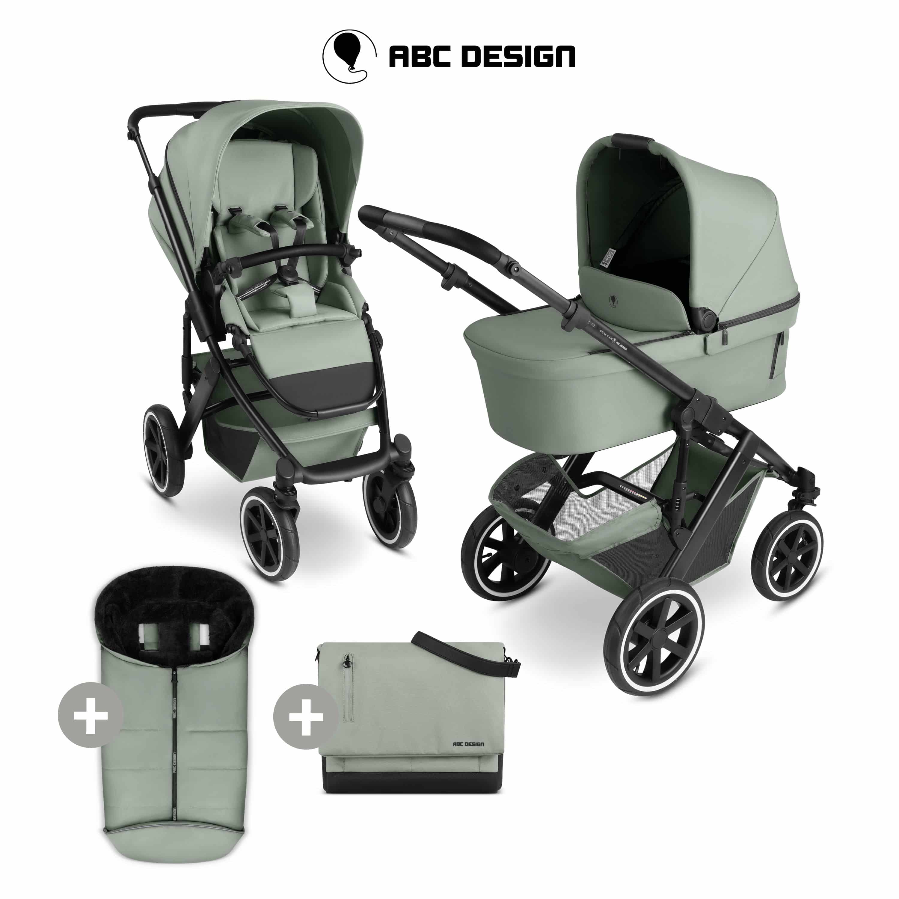 ABC Design Salsa 5 Air Oktober-Aktion inkl. gratis Wickeltasche und Winterfußsack