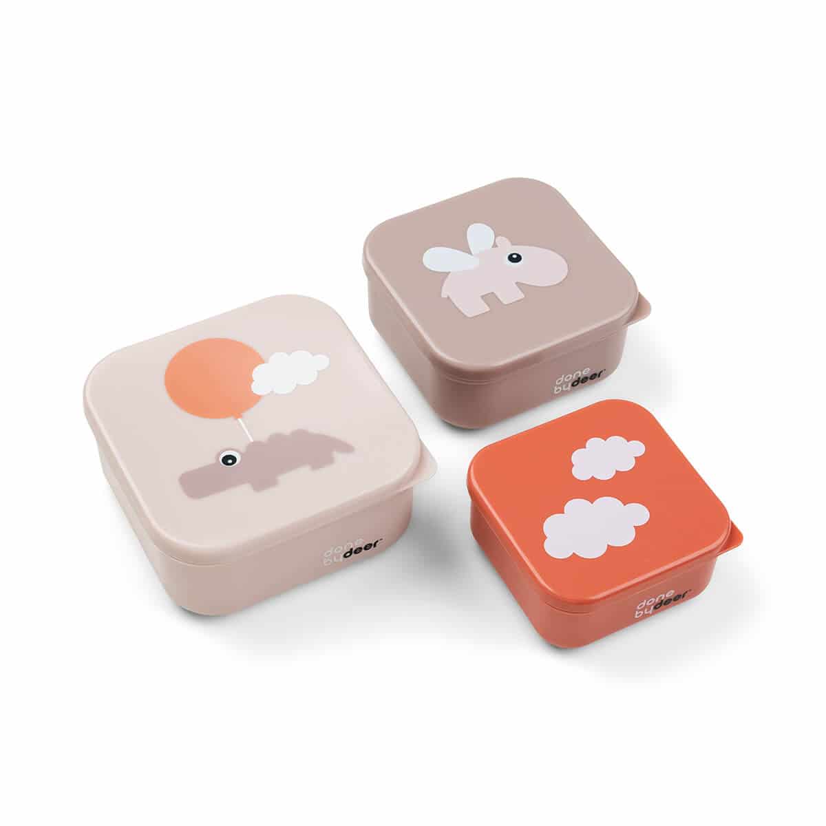 Done by Deer Snack Box Set happy clouds - powder Done by Deer Snack Box Set happy clouds - powder