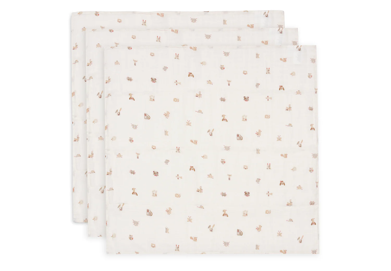 Jollein Spucktuch 70x70 2er-Pack 