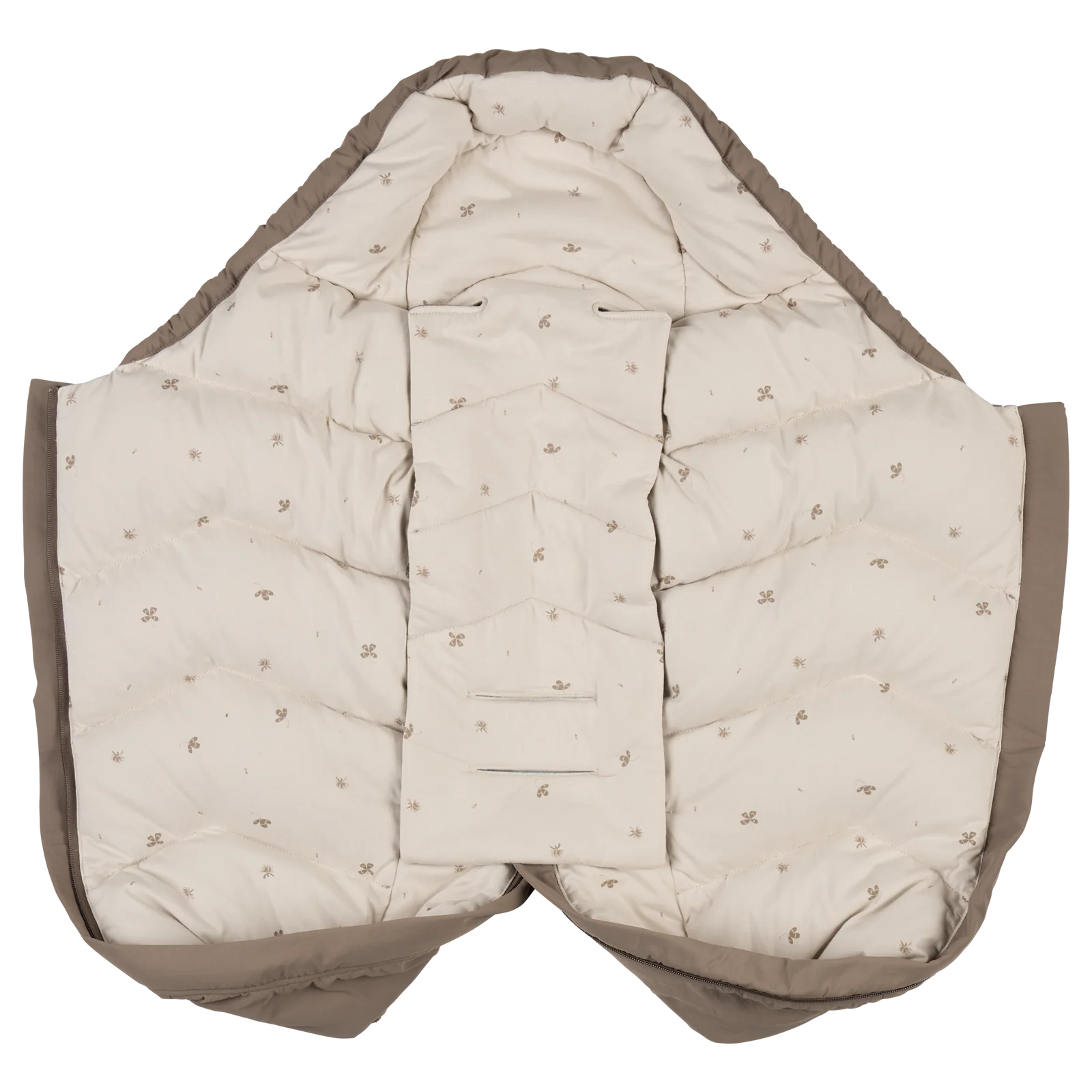 VOKSI Move Fußsack für Babyschale Walnut