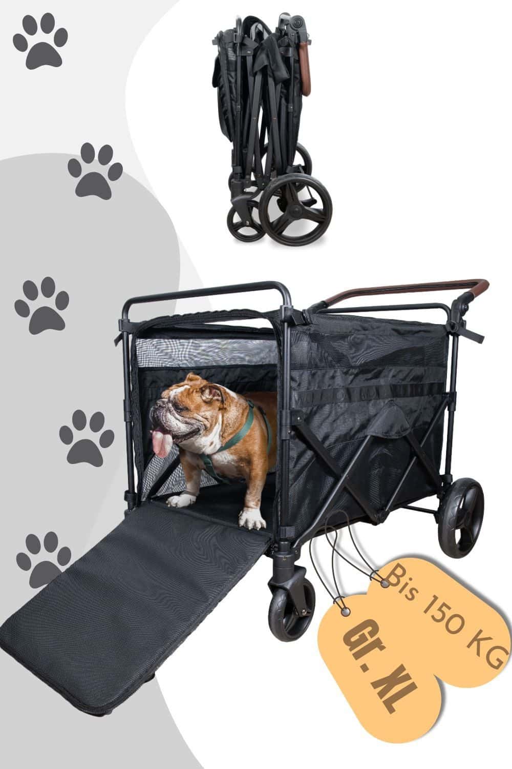 Wonderfold PXL Hundebollerwagen