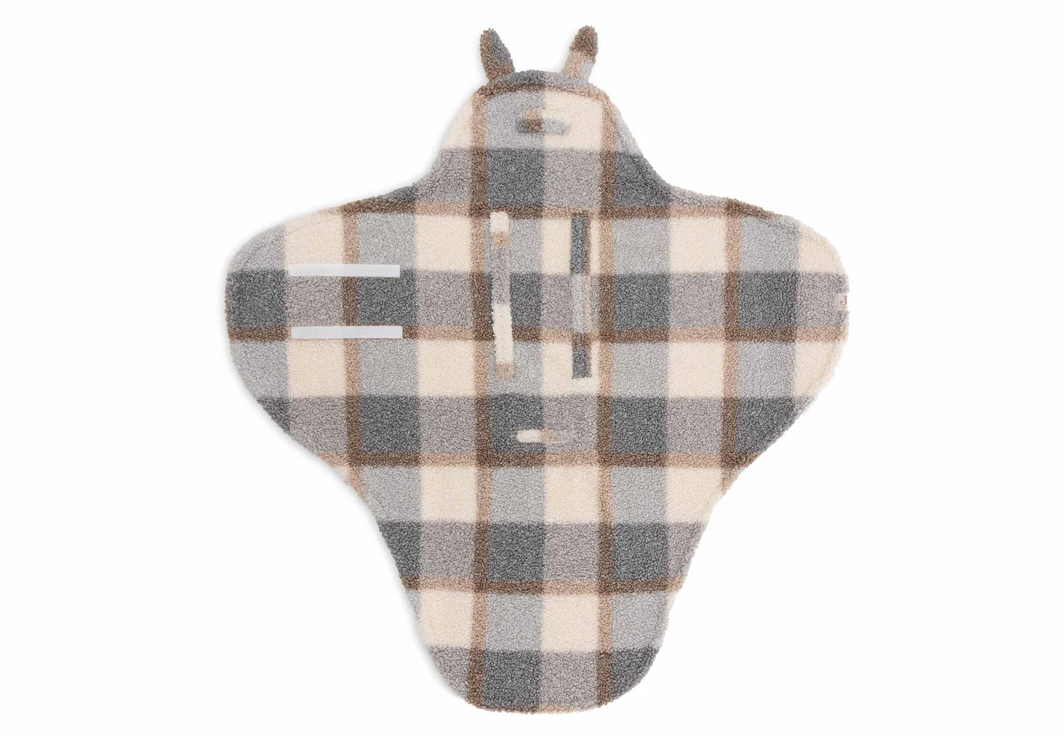 Jollein Einschlagdecke für Babyschale Bunny Check