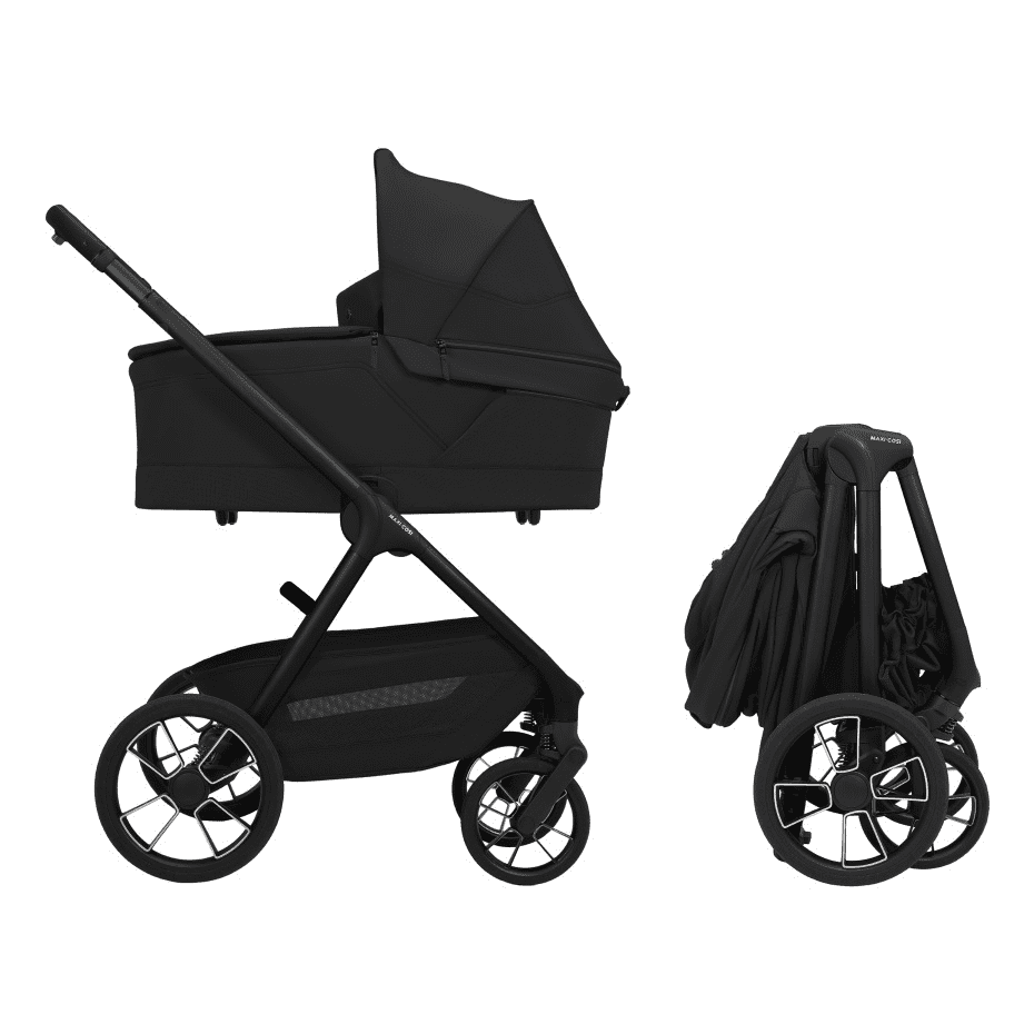 Maxi Cosi Oxford + Kombikinderwagen inkl. faltbarer Babywanne Black Onyx
