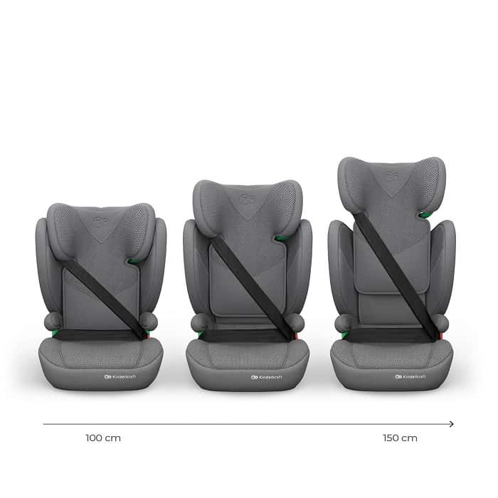 Kinderkraft Autositz JUNIOR FIX 2 PLUS Grau