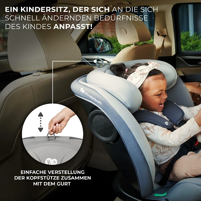 Kinderkraft Kindersitz i-Grow i-Size black Kinderkraft Kindersitz i-Grow i-Size black