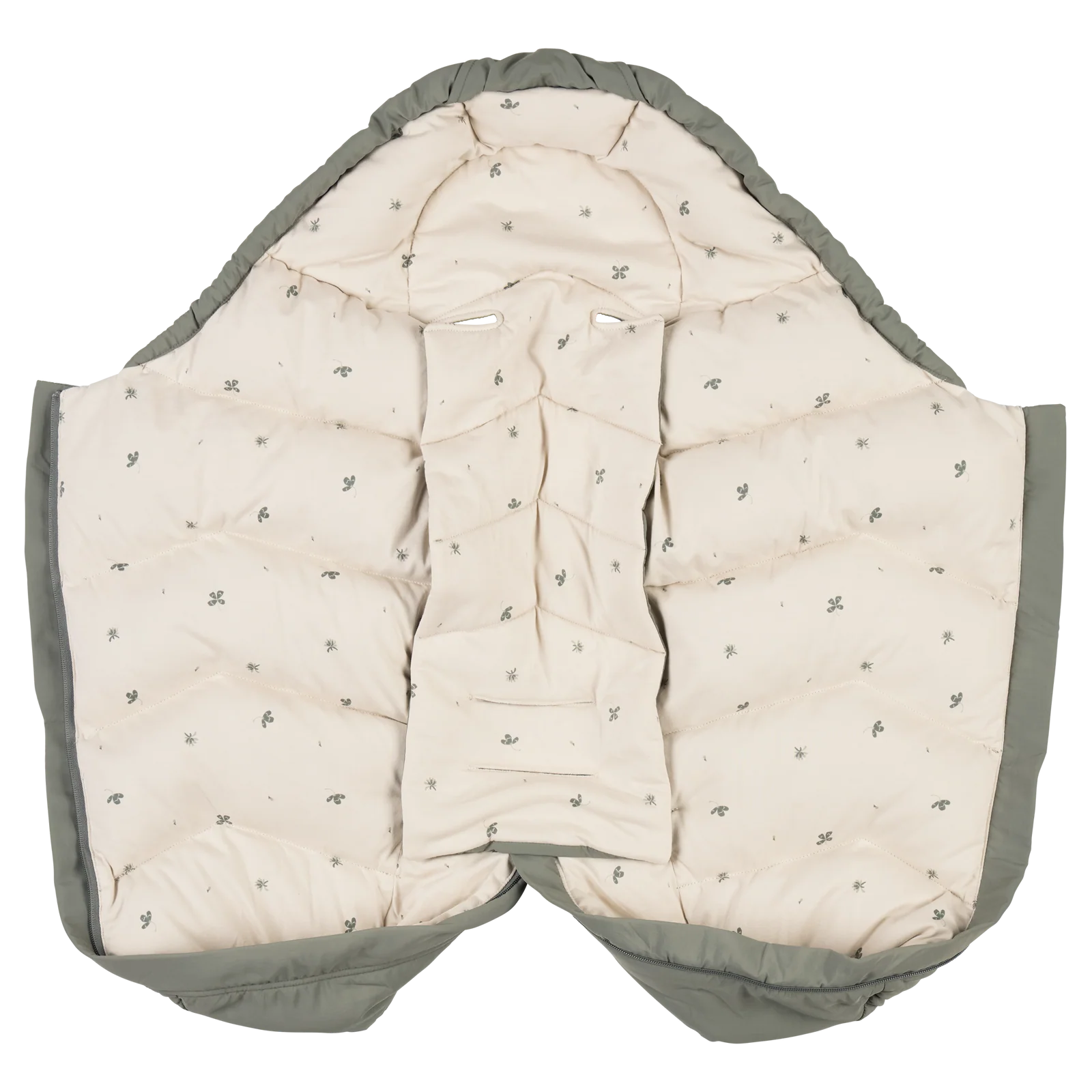 VOKSI Move Fußsack für Babyschale Meadow Green