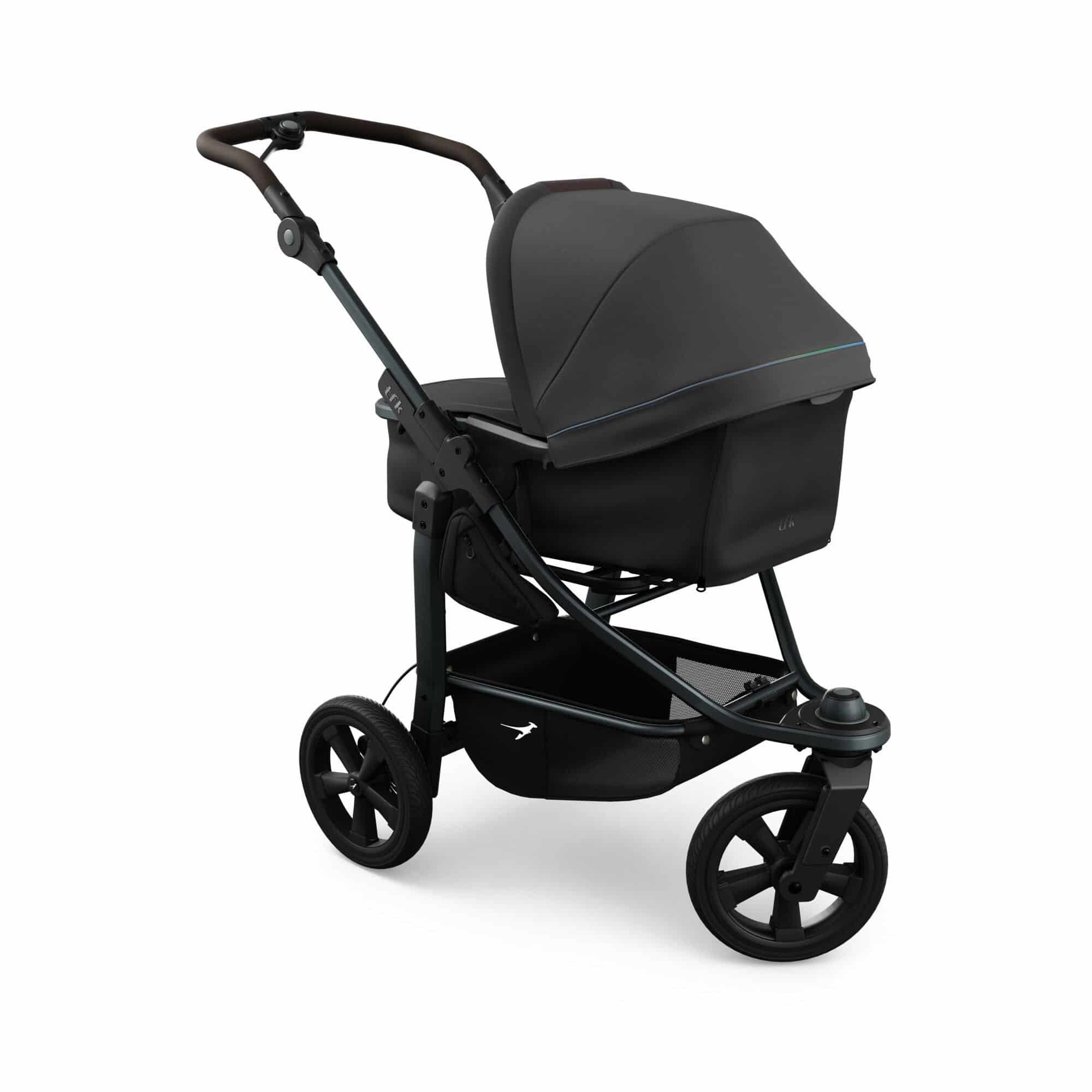 TFK Mono 3 4in1 Kinderwagen Set Anthrazit mit rotem Highlights mit CYBEX Cloud T i-Size Sepia Black, CYBEX Base T & TFK Mono Adapter TFK Mono 3 4in1 Kinderwagen Set Anthrazit mit rotem Highlights mit CYBEX Cloud T i-Size Sepia Black, CYBEX Base T & TFK Mono Adapter