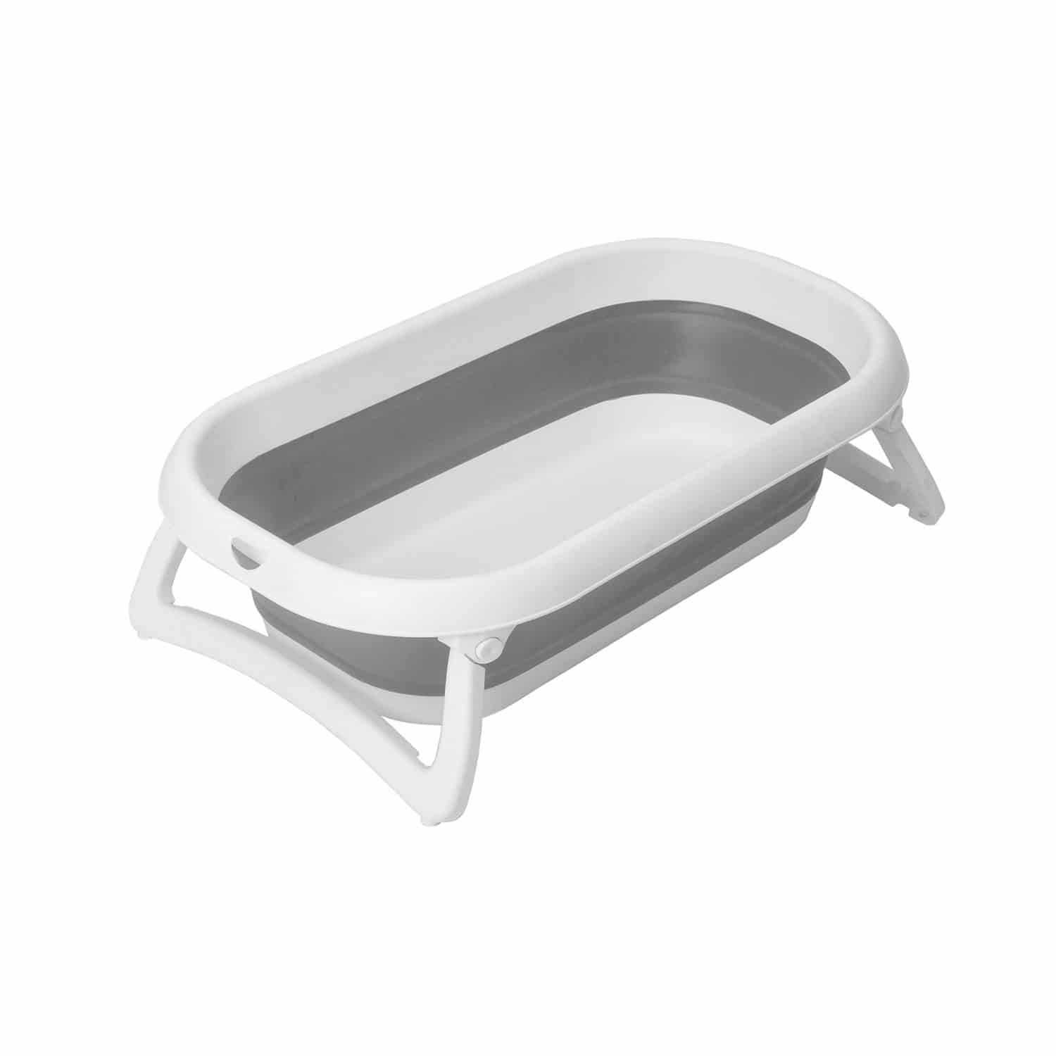 rotho faltbadewanne in weiß grau rotho faltbadewanne in weiß grau