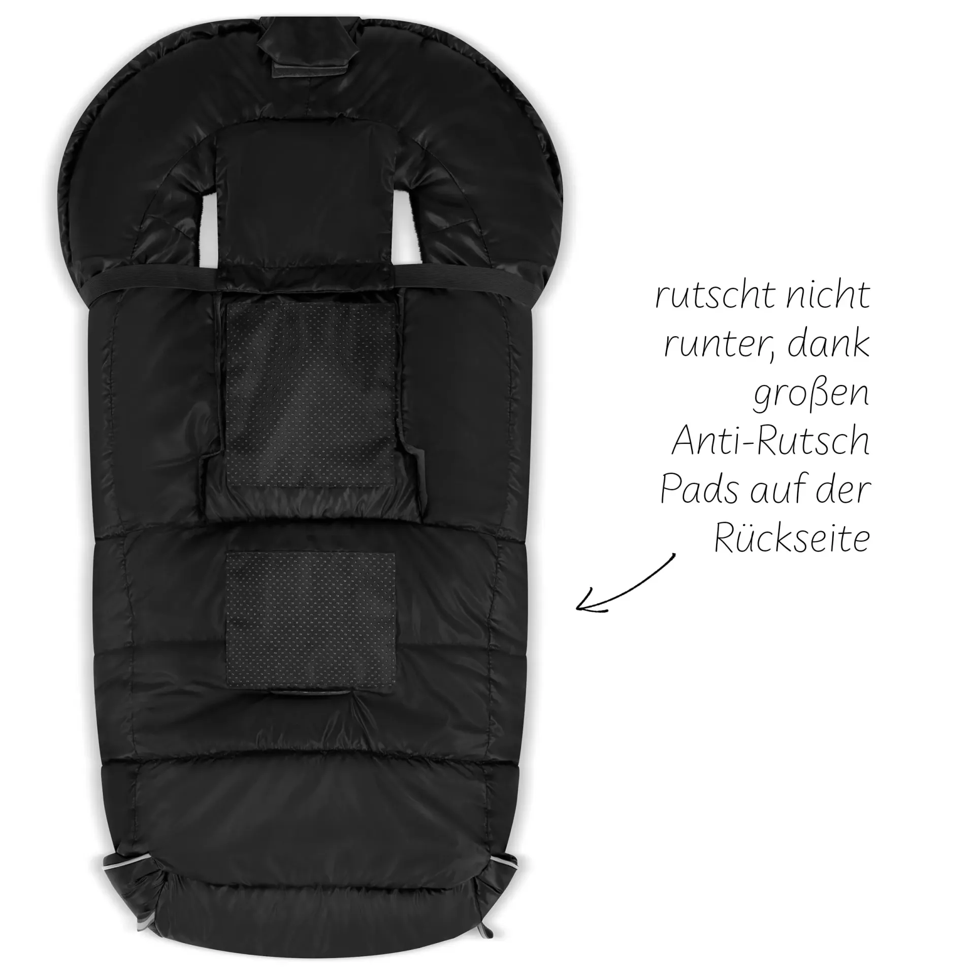 rückseite mit großen anti rutsch pads für bessere haftung im buggy rückseite mit großen anti rutsch pads für bessere haftung im buggy