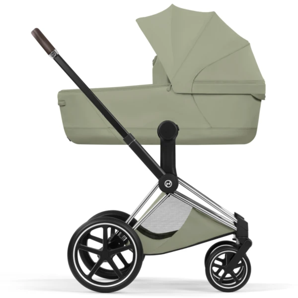  Cybex Priam Style Kinderwagen Set 3in1 Chrome Brown / Sage Green inkl. Cloud T Plus Sage Green