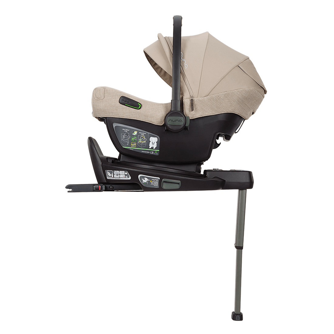 Nuna MIXX next 4in1 Kinderwagen Set Chateau inkl. Pipa Next Chateau, Base Curv und gratis Zubehör 